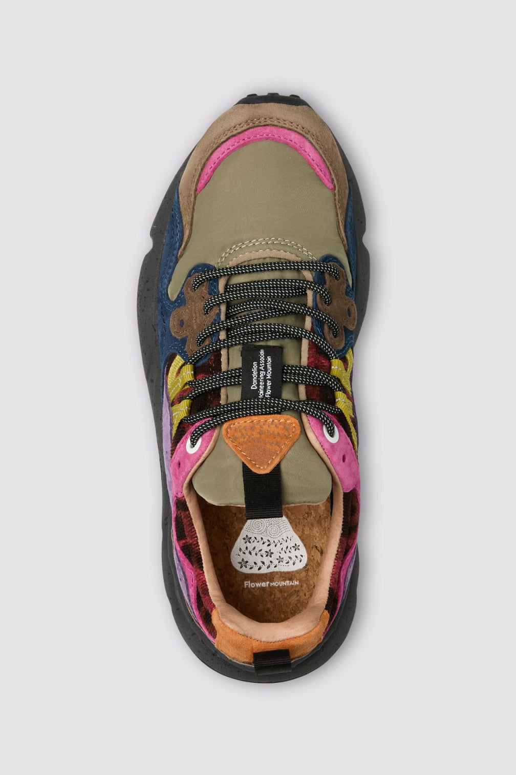 Yamano 3 Women Sneaker - Anthracite/Dark Green/Violet