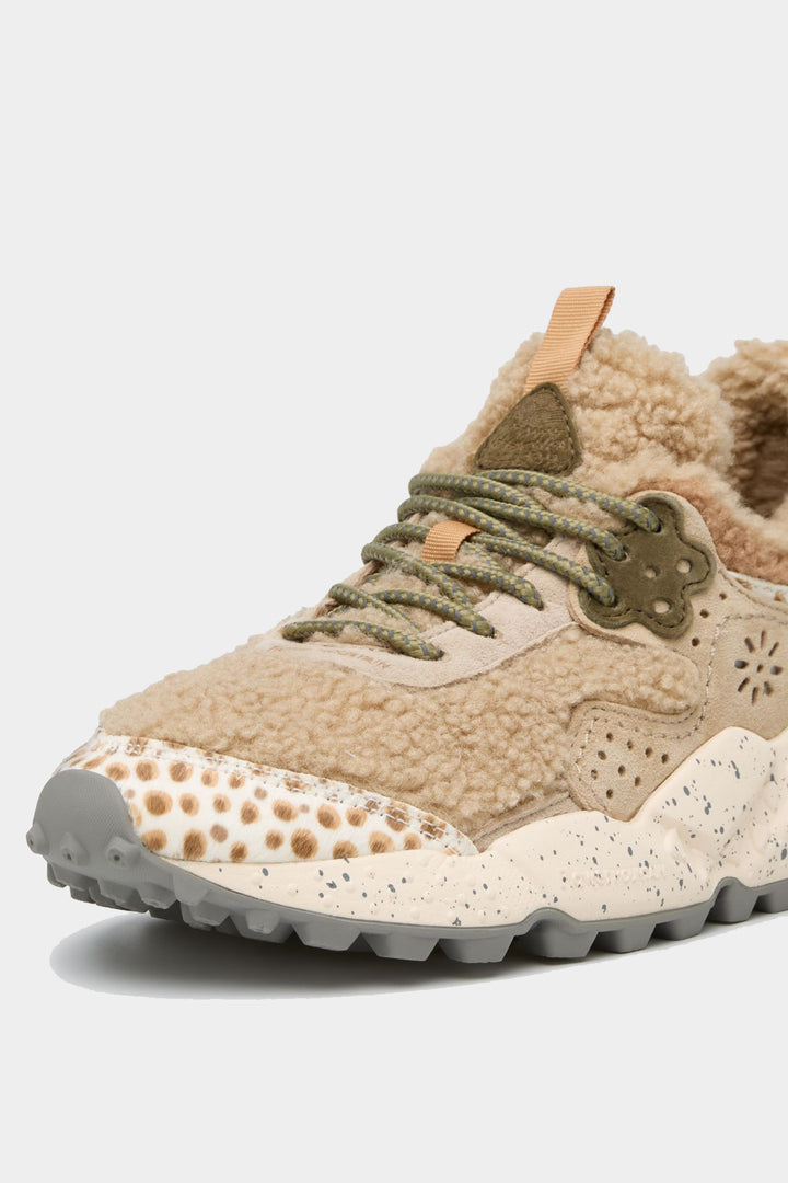 Kotetsu Sneakers - Teddy/Animal Print Beige