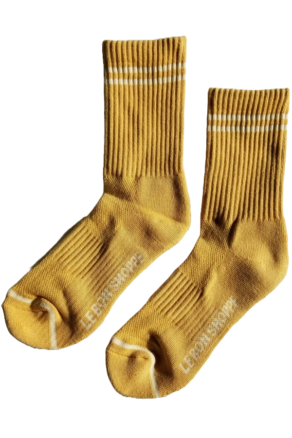 Boyfriend Socks - Butter