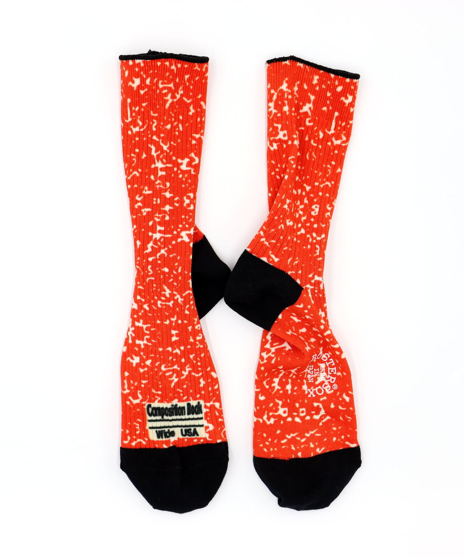 Notebook Socks - Red