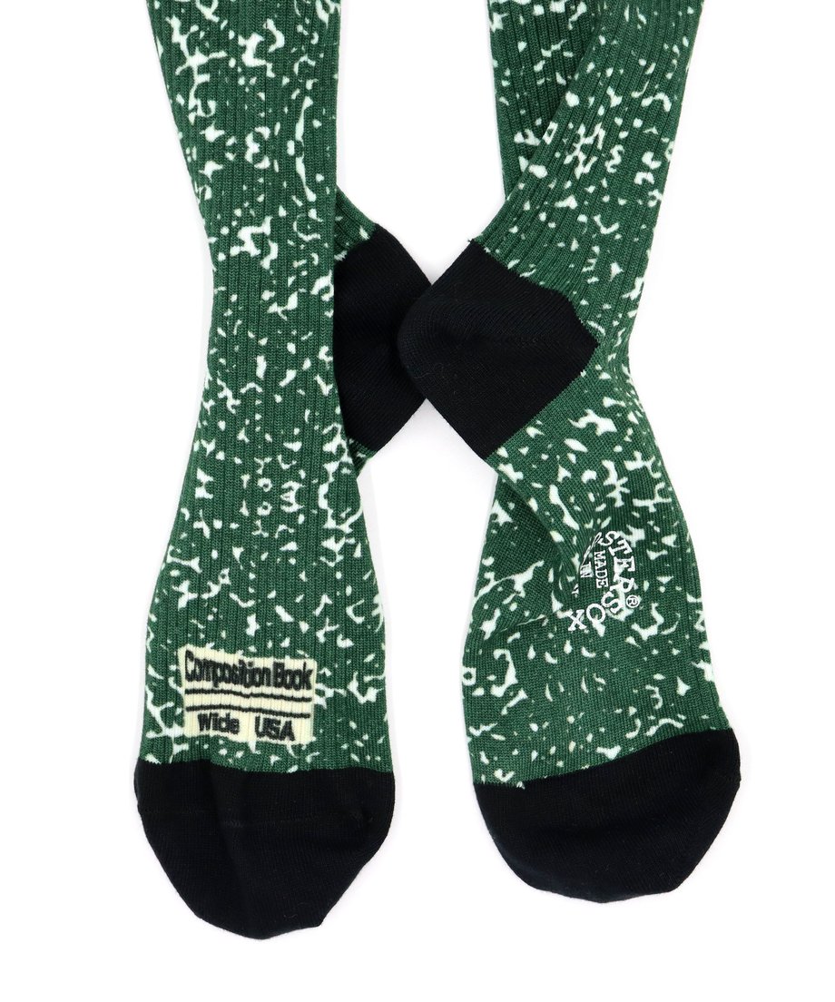 Notebook Socks - Green