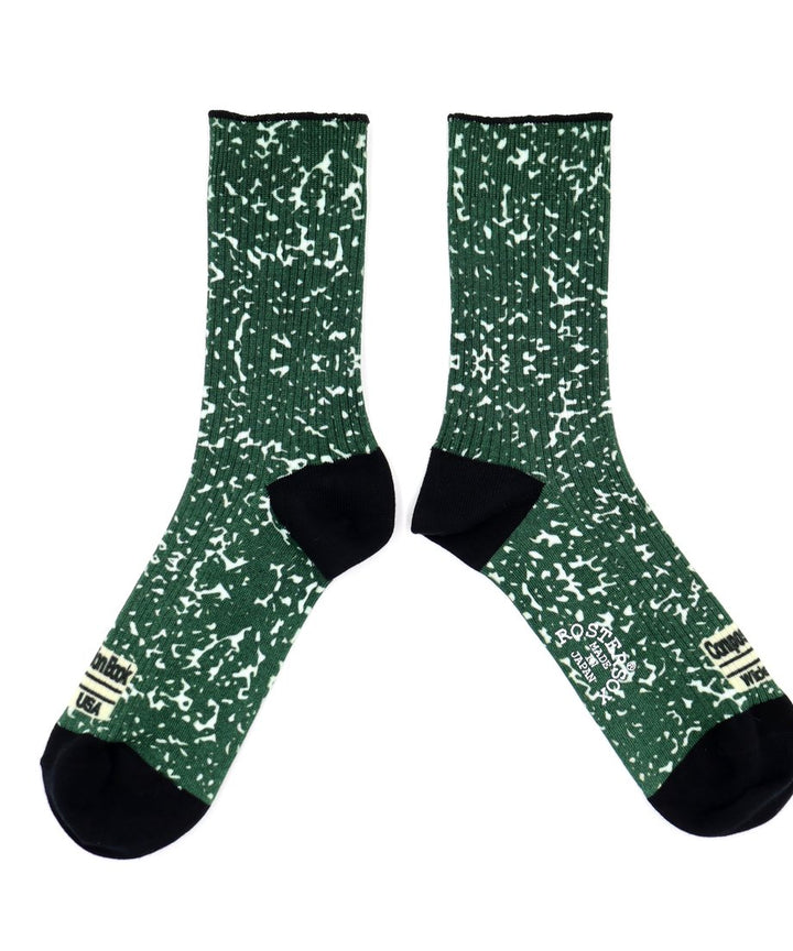 Notebook Socks - Green