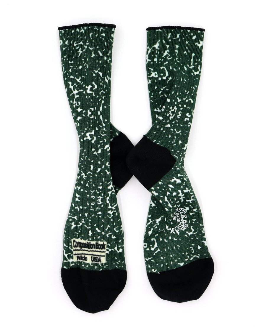 Notebook Socks - Green