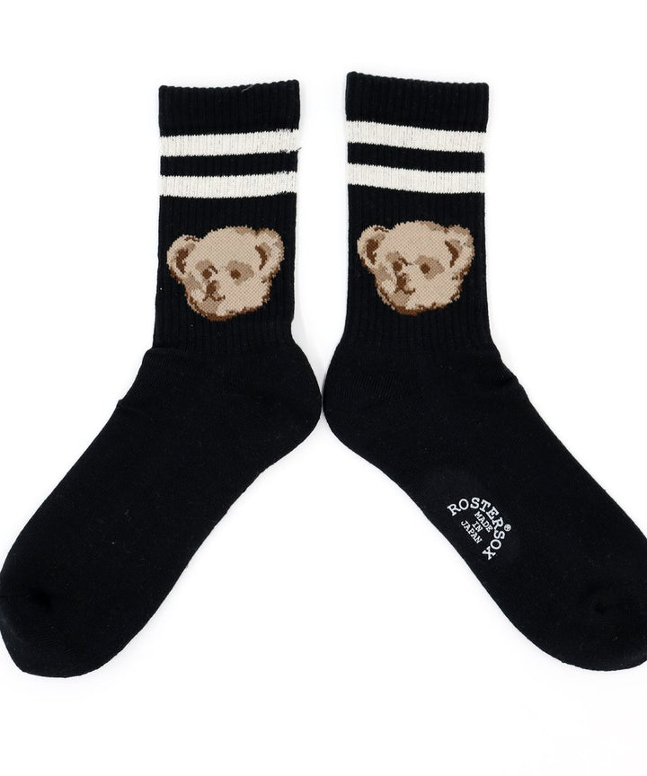 Bear Socks - Black