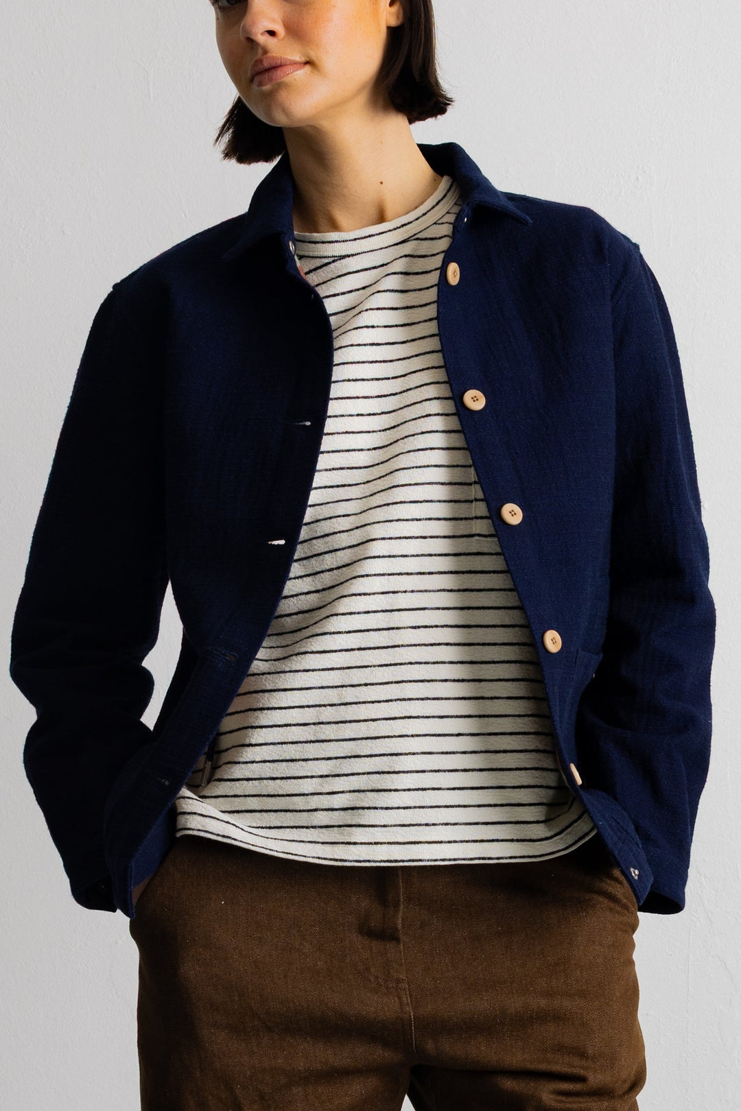 Assembly Jacket - Indigo Texture
