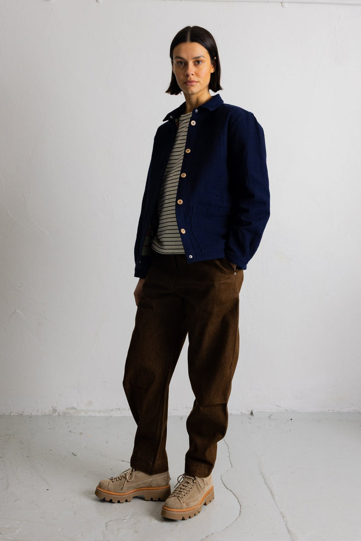 Assembly Jacket - Indigo Texture