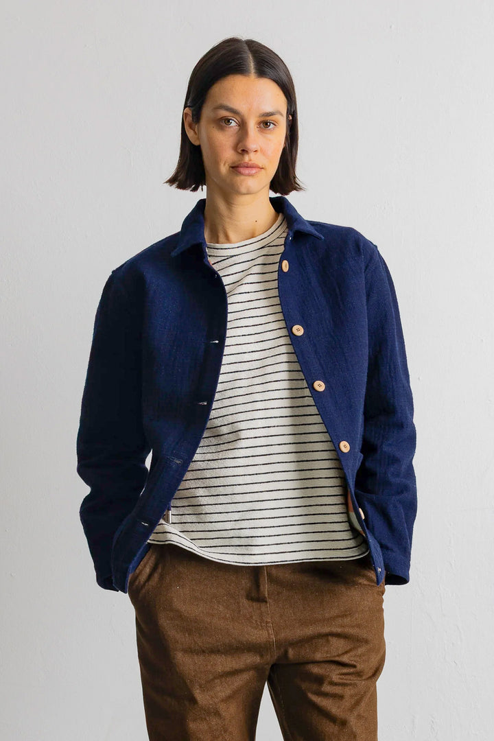 Assembly Jacket - Indigo Texture