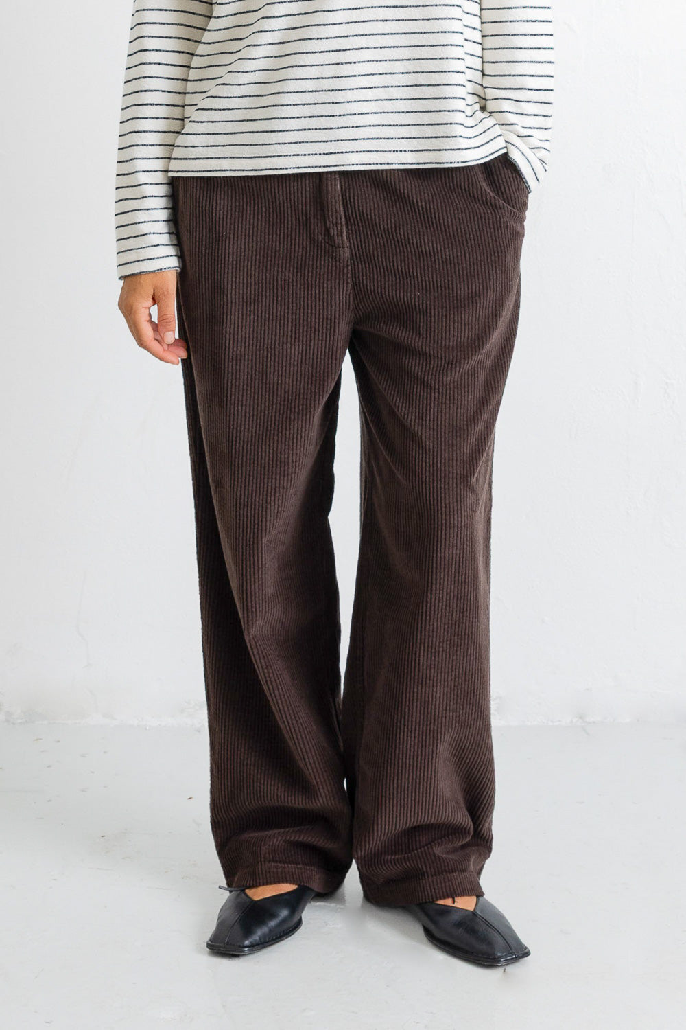Suit Trousers - Chocolate Chunky Cord