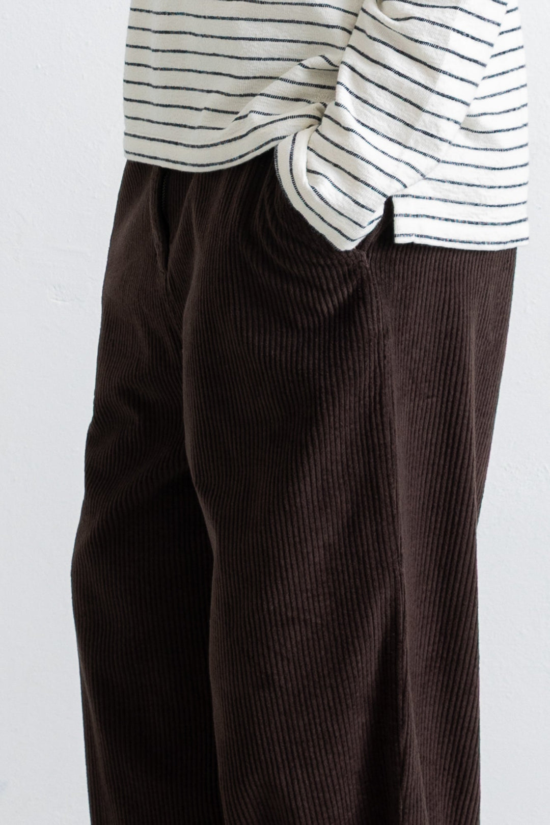 Suit Trousers - Chocolate Chunky Cord