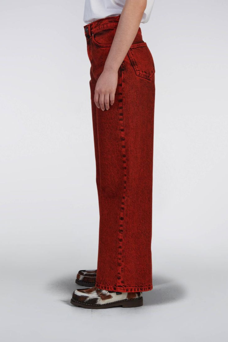 Olivia Pant - Blue Ruby Overdyed