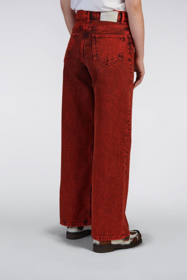 Olivia Pant - Blue Ruby Overdyed