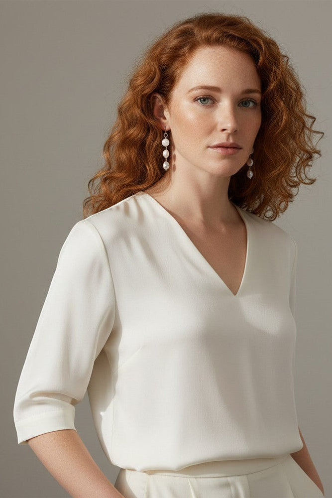 Gita Coin Baroque Pearl Earrings