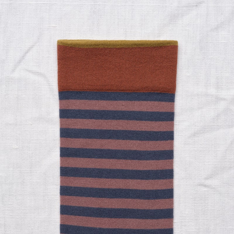 Stripe Sock - Grape