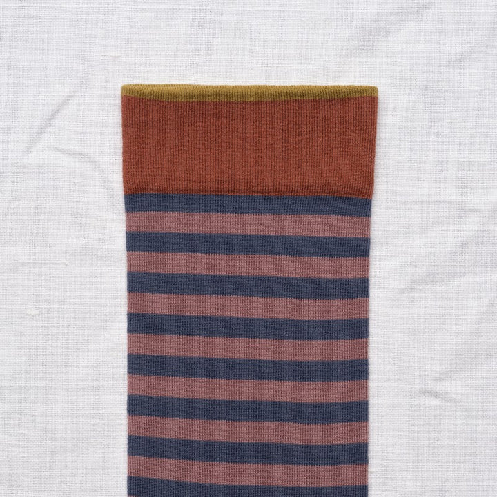 Stripe Sock - Grape