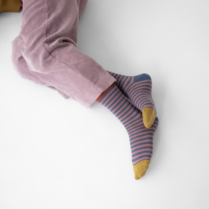 Stripe Sock - Grape