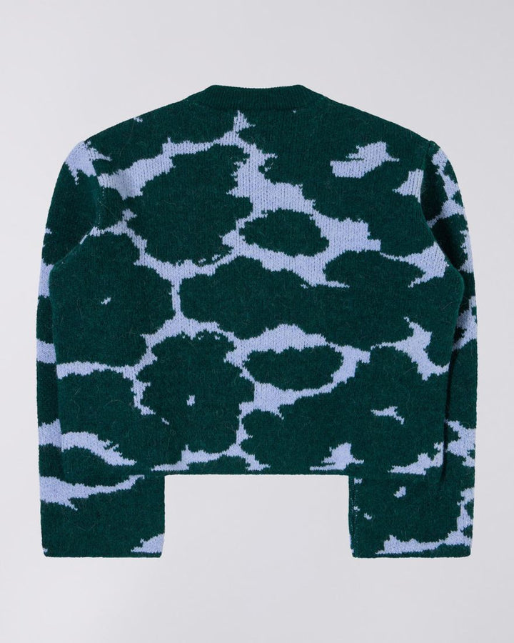 W' Gill Sweater - Light Blue / Green