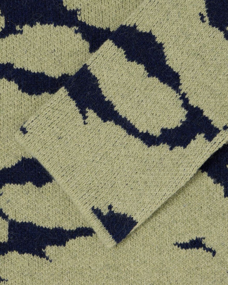 W' Gill Sweater - Navy / Sage