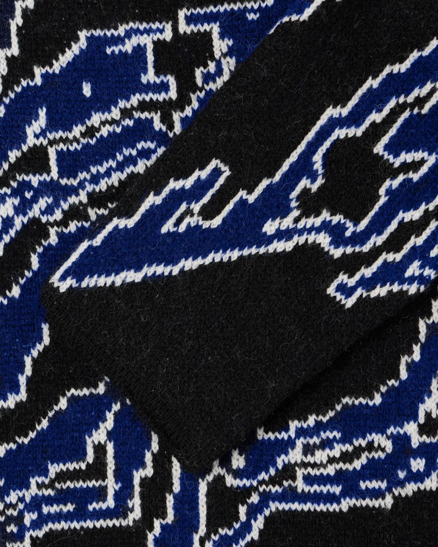 Gill Sweater - Black/Blue