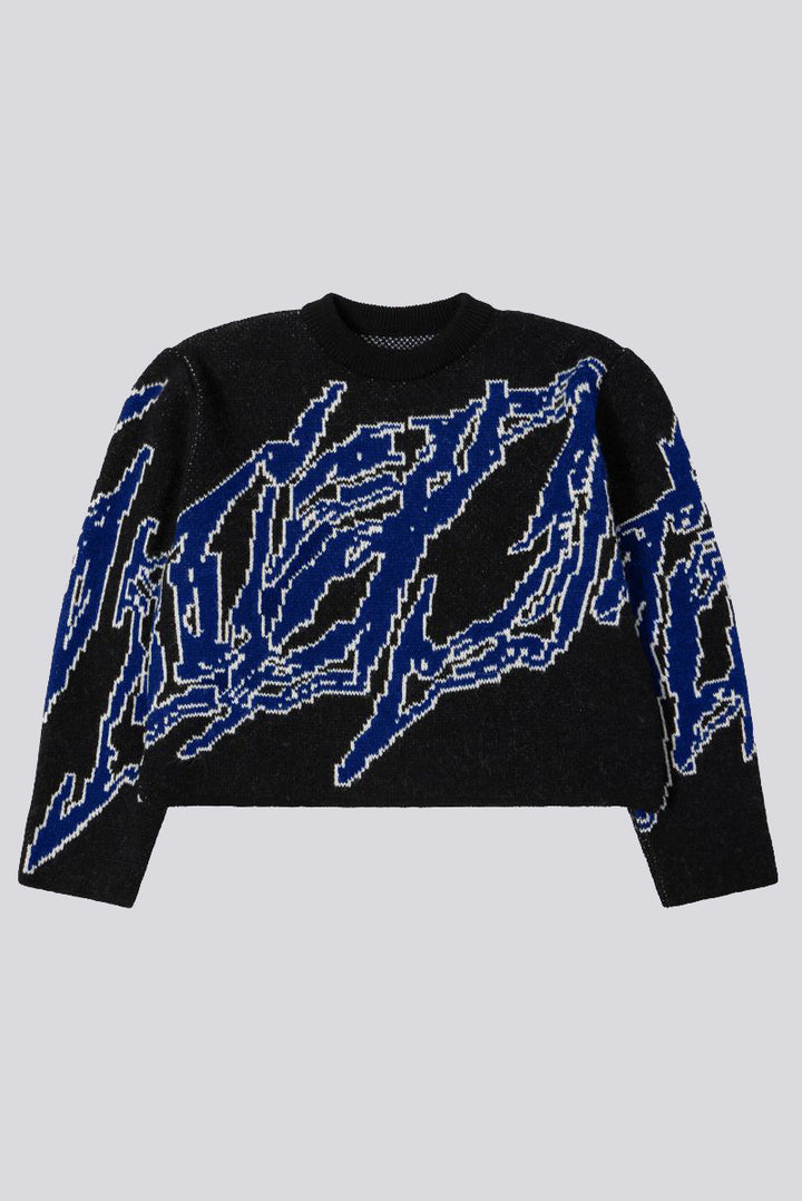 Gill Sweater - Black/Blue