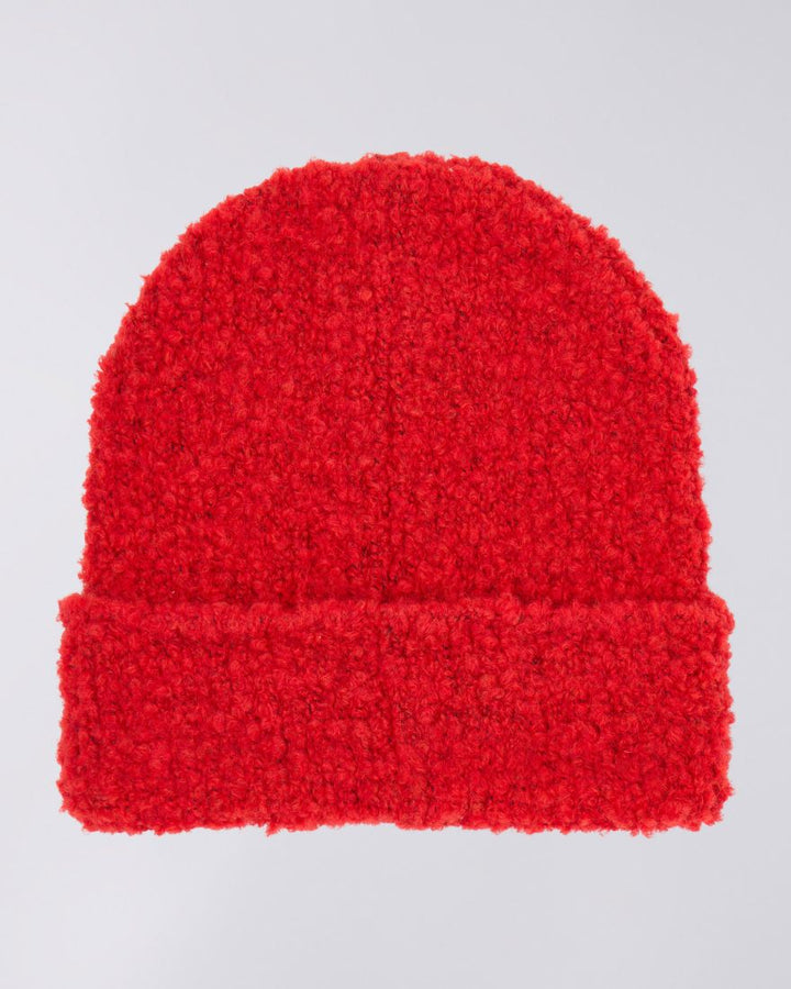 Fuzzy Beanie - Fiery Red