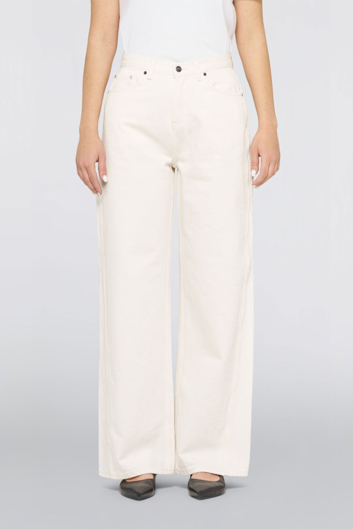 W' Olivia Mix Pant - Natural Rinsed