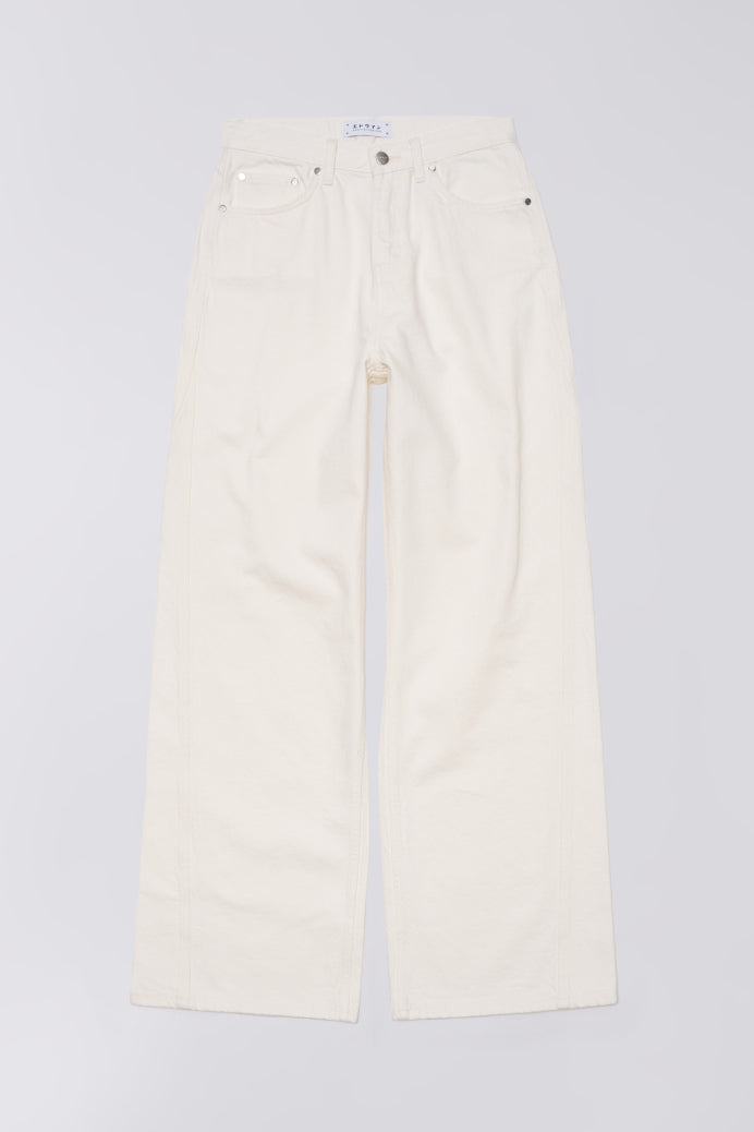 W' Olivia Mix Pant - Natural Rinsed