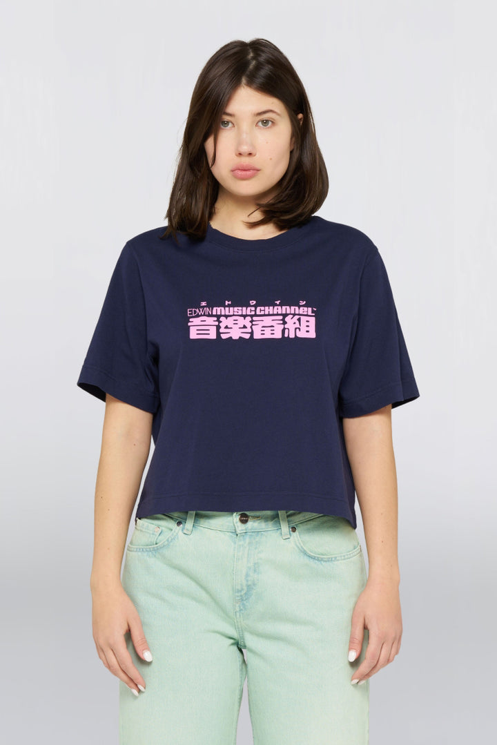 W' Ongaku T-Shirt - Maritime Blue