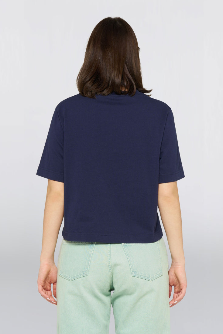 W' Ongaku T-Shirt - Maritime Blue