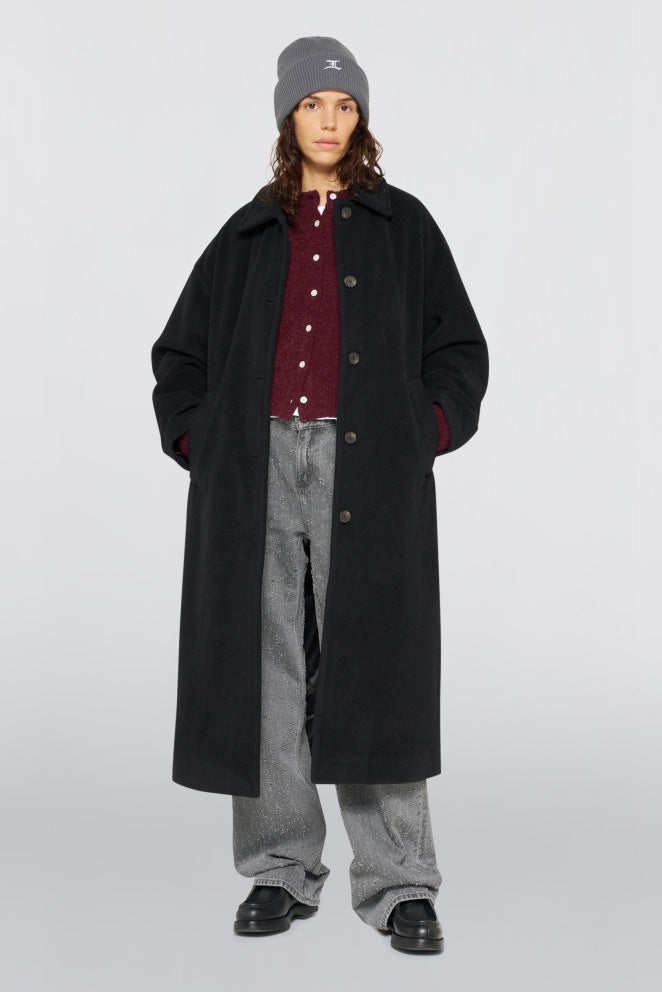 Amelia Wool Coat - Black
