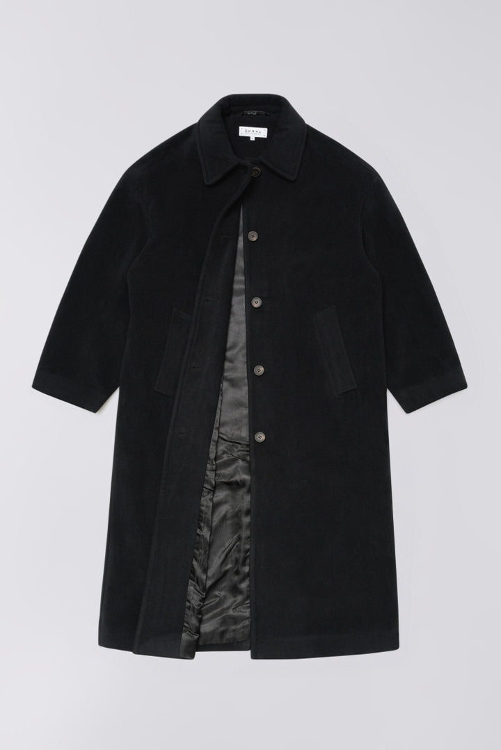 Amelia Wool Coat - Black