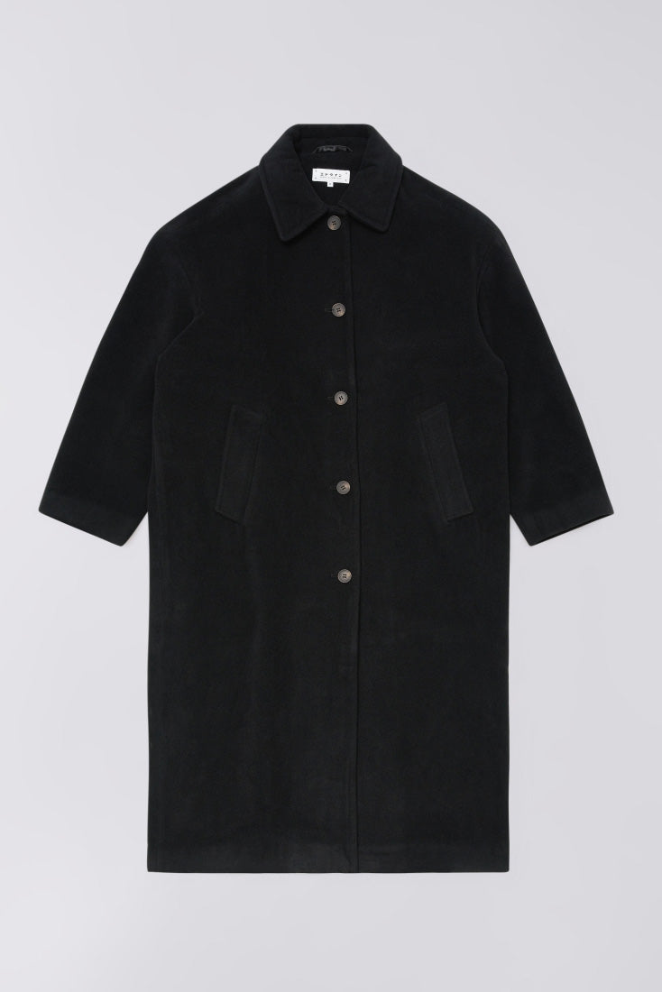 Amelia Wool Coat - Black