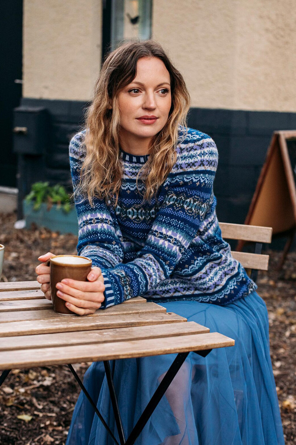 Kinross Sweater - Sapphire