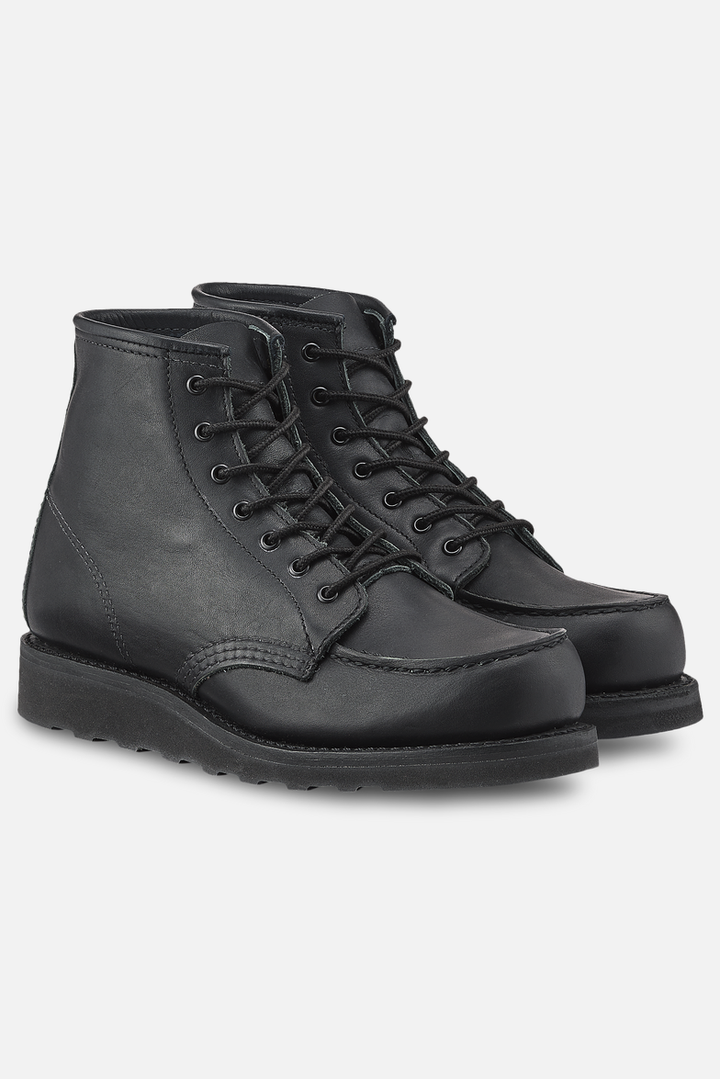 6" Moc Toe Women's Boots 3380 - Black Boundary