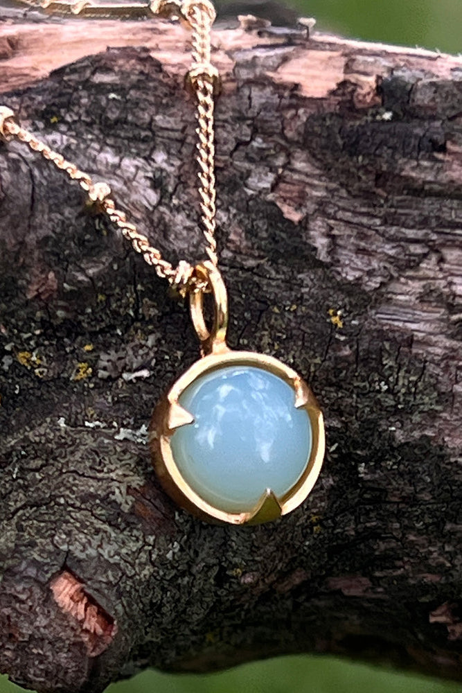 Katia Aqua Chalcedony Pendant Necklace