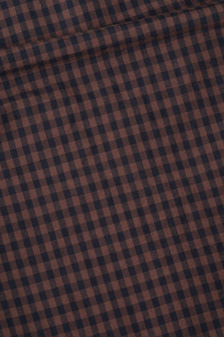 Double Pocket Shirt - Chestnut Gingham