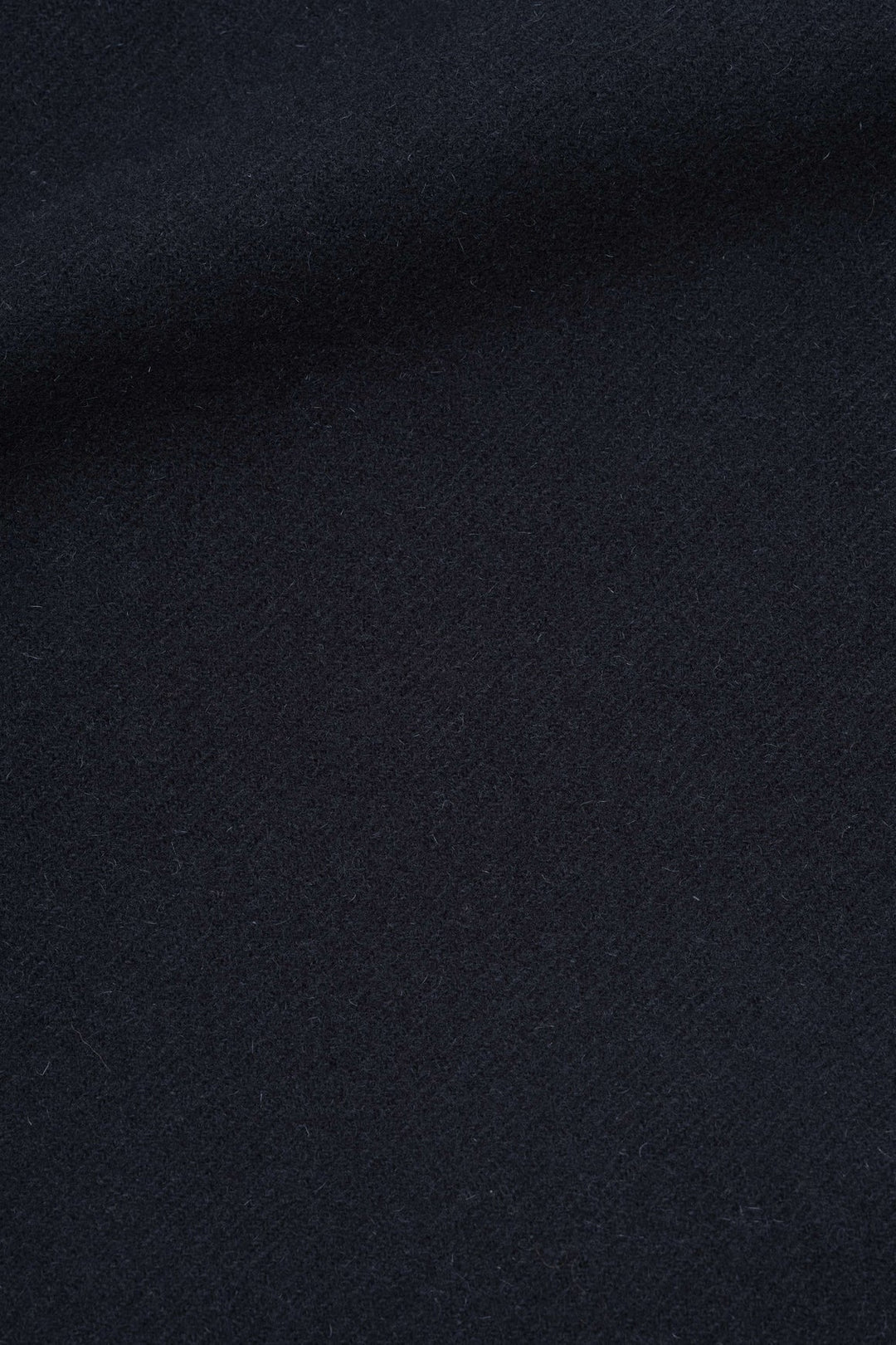 Offset Duffle Coat - Navy Wool