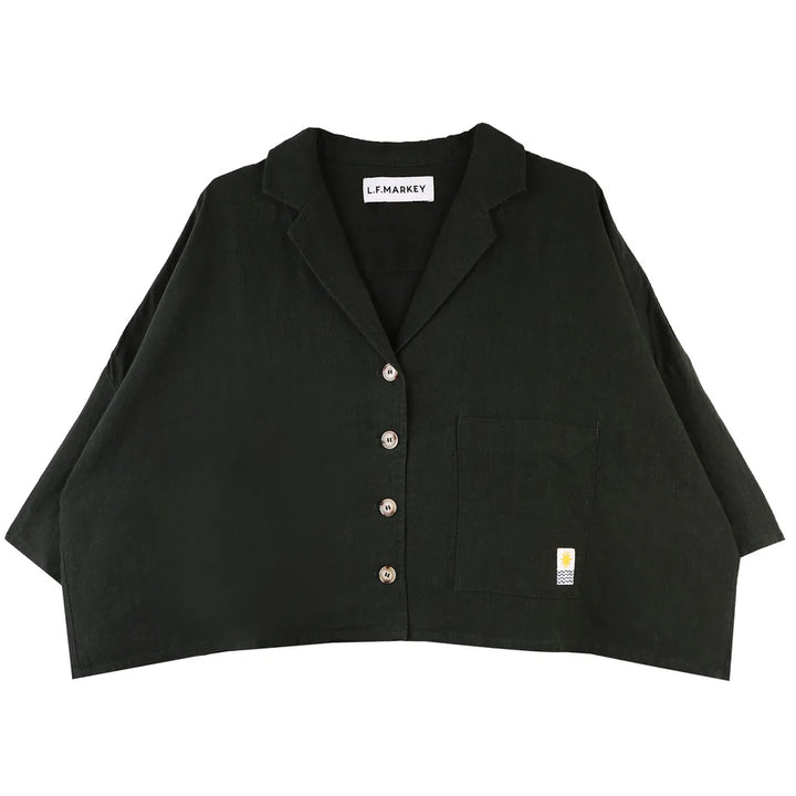 Maxim Linen Shirt - Forest Green