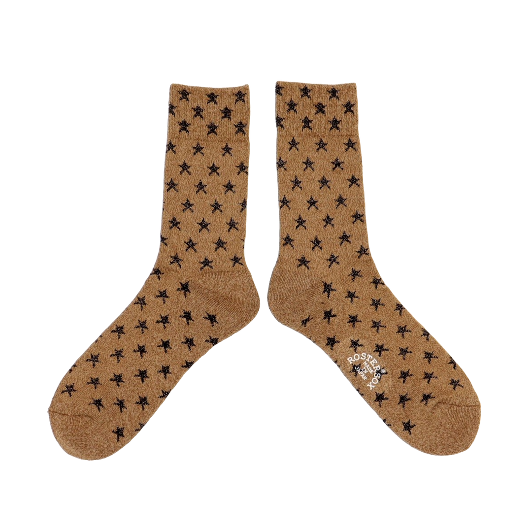Rostersox - Beige Star Socks