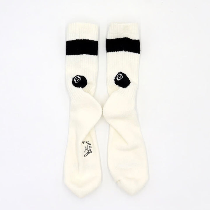 8-Ball Socks - White