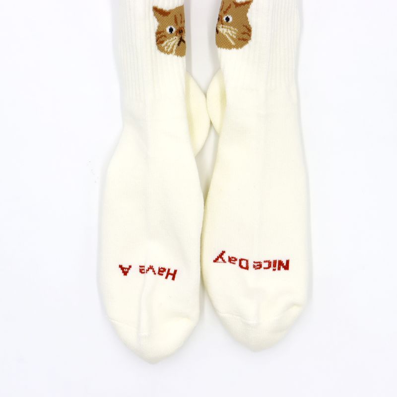 Rostersox - White Cat Socks