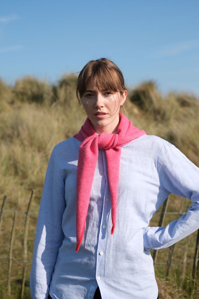 Triangle Scarf - Scarlet