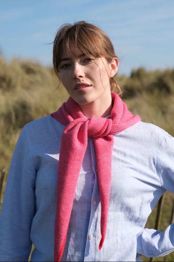 Triangle Scarf - Scarlet