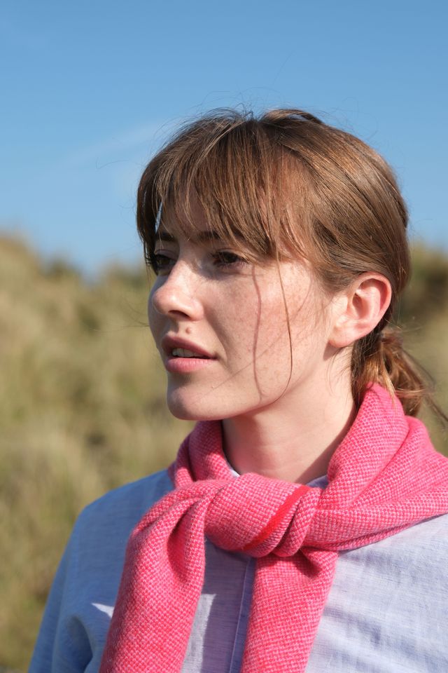 Triangle Scarf - Scarlet