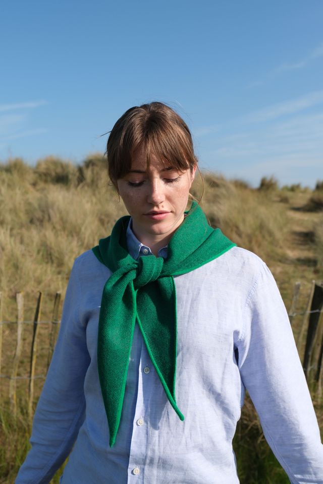 Triangle Scarf - Lilypad