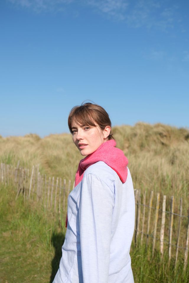 Triangle Scarf - Scarlet