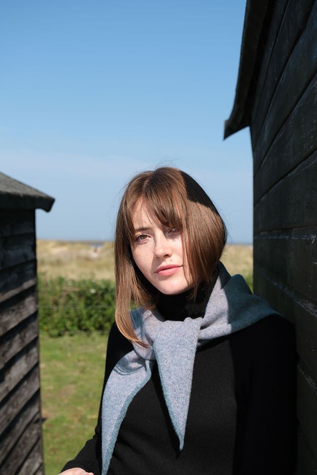 Triangle Scarf - Aqua