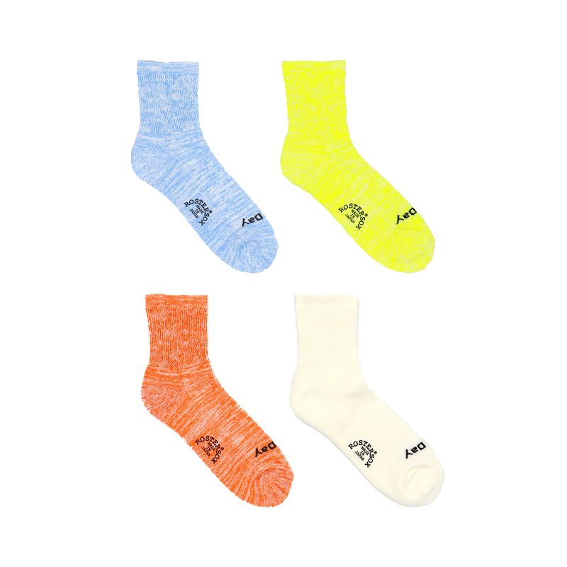 Rostersox - Orange Mix Boucle socks