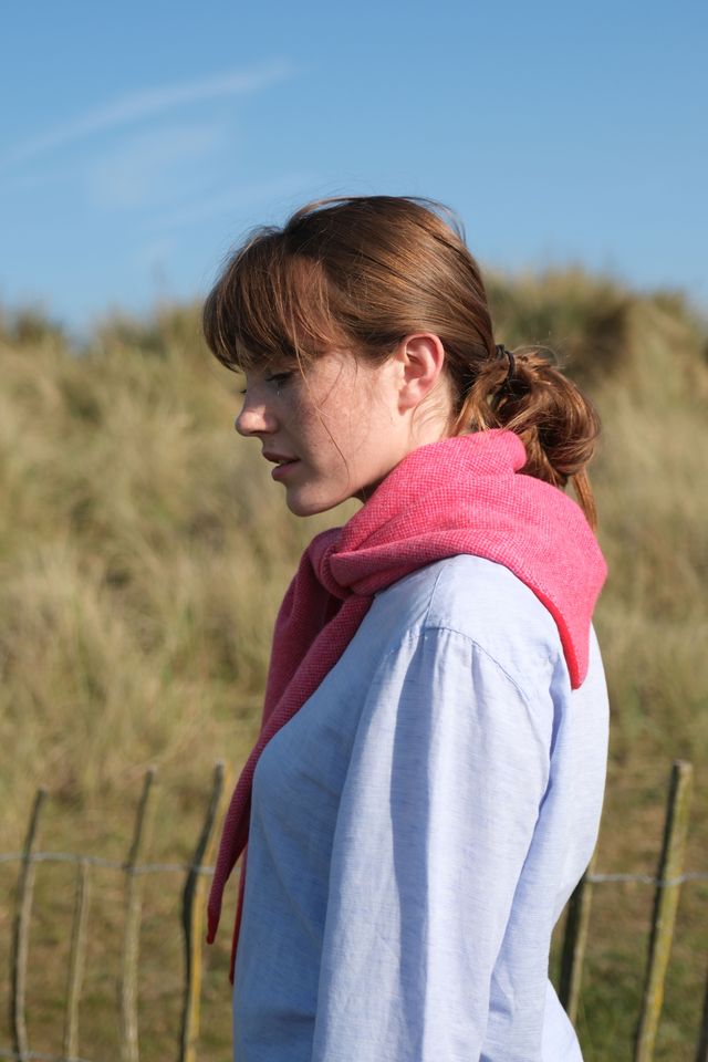 Triangle Scarf - Scarlet