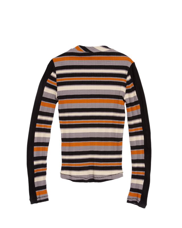 Highrains Top - Multi Stripe Rib Jersey