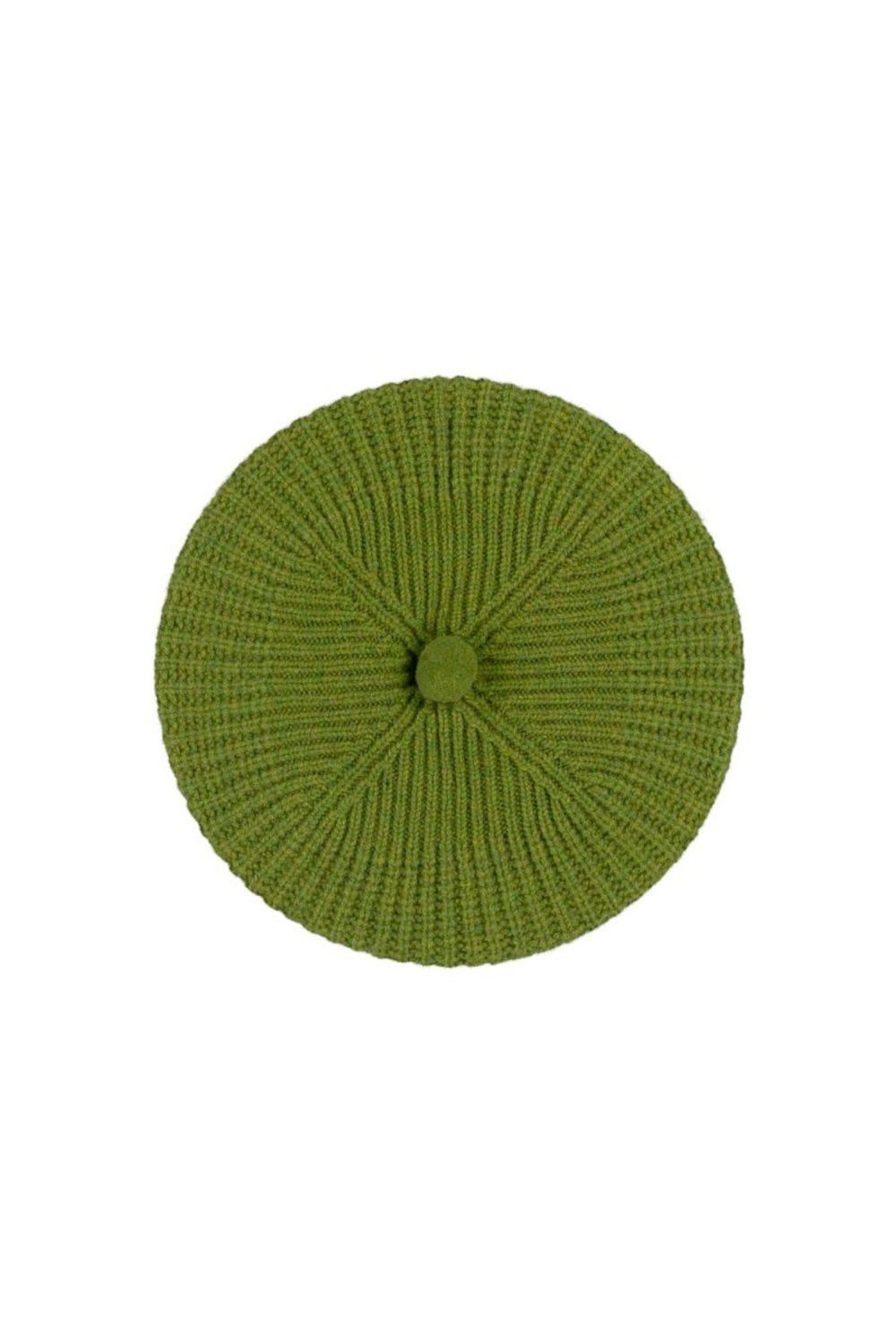 Stitch Beret - Moss Green